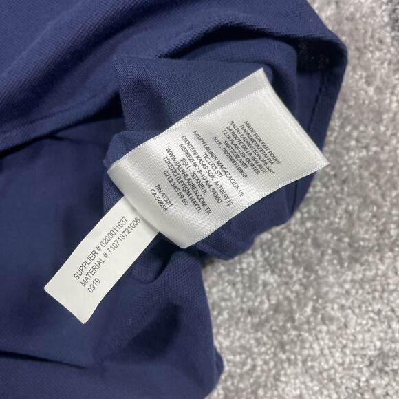 Ralph Lauren Button Down Shirt Mens Extra Large Knit Oxford Dress Shirt Cotton - Picture 9 of 15